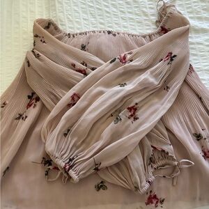 Wilfred Blush Pleated Top